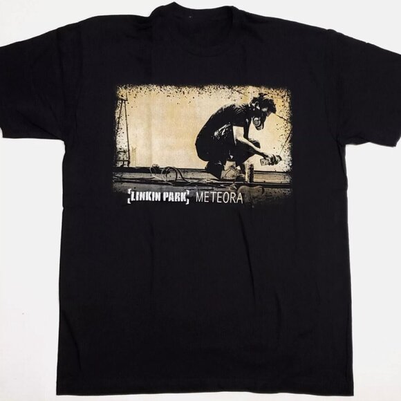 LINKIN PARK METEORA T-shirt Rock Band Black Shirt Tee New - Picture 1 of 2